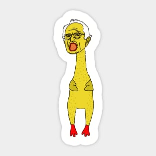 Rubber Chicken Bernie Sticker